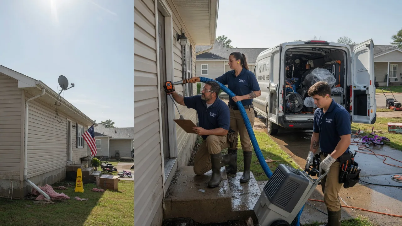 Ceiling Water Damage Restoration in Sherwood, OH near me